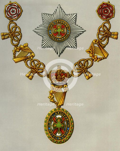 The Most Illustrious Order of St Patrick, 1941. Artist: Unknown