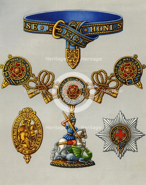 The Most Noble Order of the Garter, 1941. Artist: Unknown