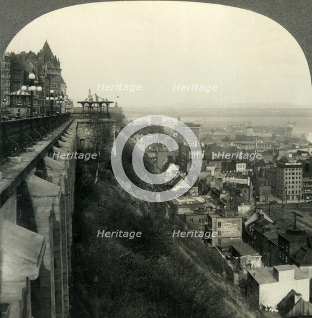 "The Most Picturesque City in North America" - Quebec from the Citadel, Canada', c1930s. Creator: Unknown.