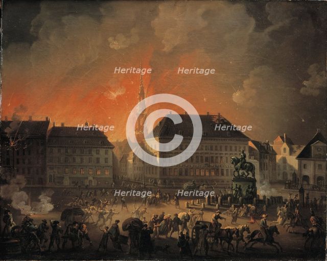 The Most Terrible Night, 1807-1808. Creator: Christian August Lorentzen.