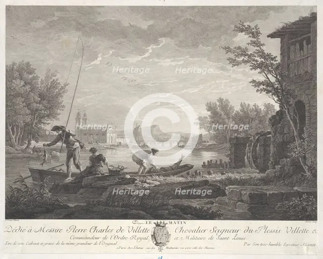 The Morning, ca. 1765. Creator: Jacques Aliamet.