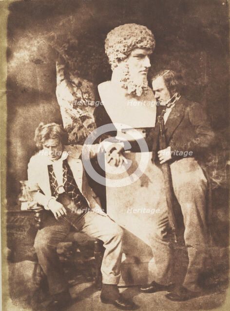 The Morning After "He Greatly Daring Dined", 1843-47. Creators: David Octavius Hill, Robert Adamson, Hill & Adamson.