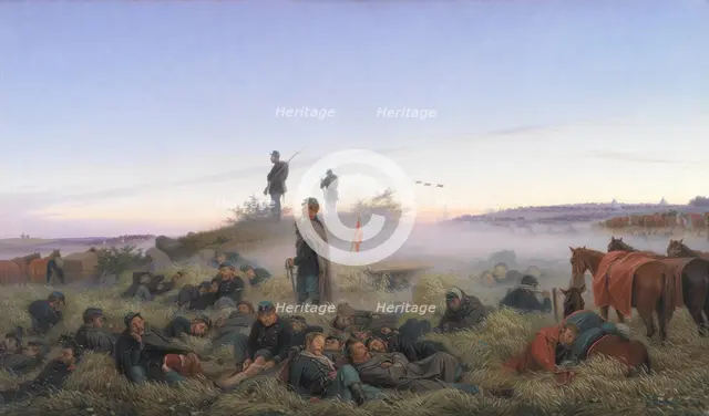The Morning After the Battle of Isted 25 July 1850, 1876. Creator: Jorgen Sonne.
