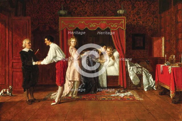 The morning after the wedding. Creator: Pecru, Charles François (1826-1907).