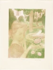 The Morning Bouquet, Tears, plate three from Love, 1898, published 1899. Creator: Maurice Denis
