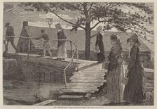 The Morning Bell, published 1873. Creator: Winslow Homer