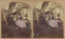 The Morning Drive., about 1855. Creator: Alfred Silvester