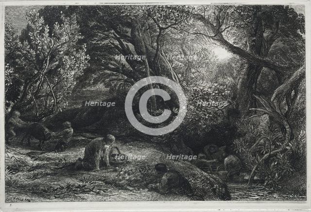 The Morning of Life, 1860-1861. Creator: Samuel Palmer (British, 1805-1881).