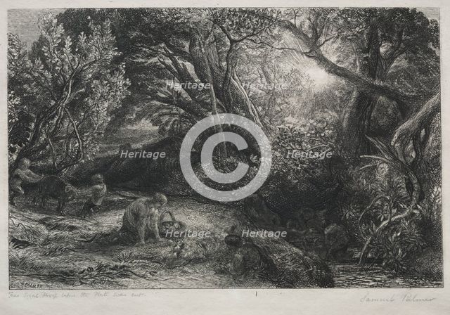 The Morning of Life, 1860-1861. Creator: Samuel Palmer (British, 1805-1881).