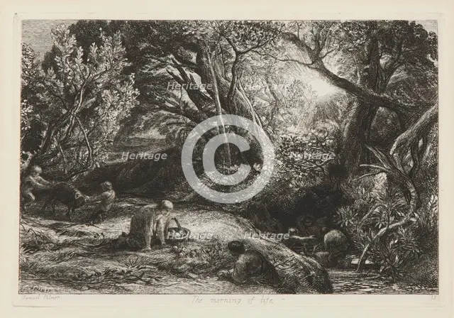 The Morning Of Life, 1860-72. Creator: Samuel Palmer.