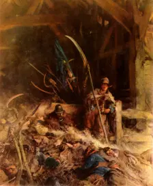 The Morning of Sedgemoor, 1685 1905, (1944). Creator: Edgar Bundy