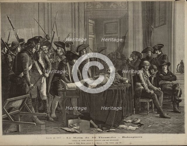 The morning of the 10th Thermidor, 1877.