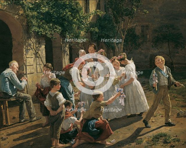 The morning of the Feast of Corpus Christi, 1857.