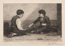 The Mora Players, 1883. Creator: Frederick Dielman (American, 1847-1935)