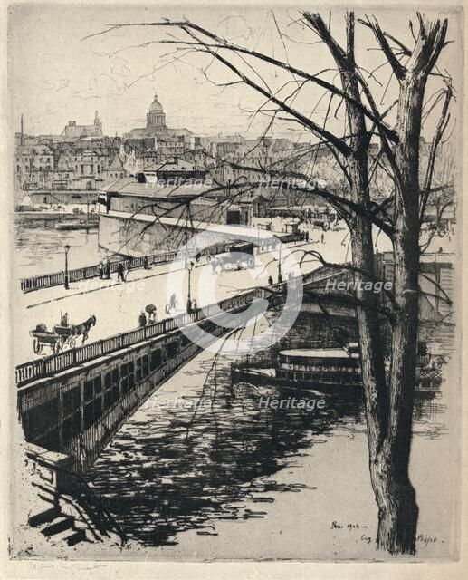 'The Morgue', 1915. Artist: Eugene Bejot.