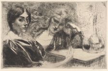 The Morphine Addicts (Morphinomanes), 1887. Creator: Besnard, Paul-Albert (1849-1934)
