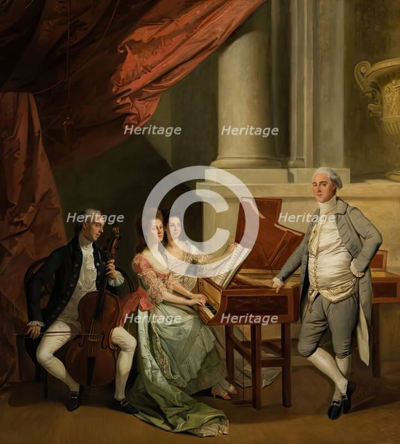 The Morse and Cator Family, c1784. Creator: Johan Zoffany.