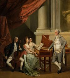 The Morse and Cator Family, c1784. Creator: Johan Zoffany