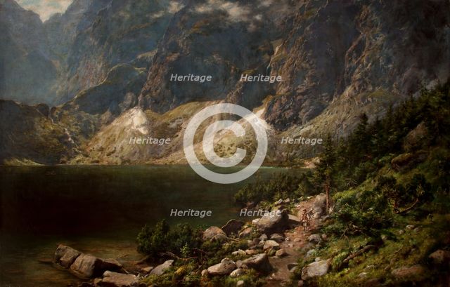 The Morskie Oko Lake, 1891. Creator: Alexandre Mroczkowski.