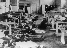 The mortuary, Barcelona, Catalonia, Spain, Spanish Civil War, c1936-c1939