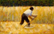 The Mower, 1881-82. Creator: Georges-Pierre Seurat