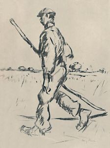 The Mower 1919. Artist: Harry Becker