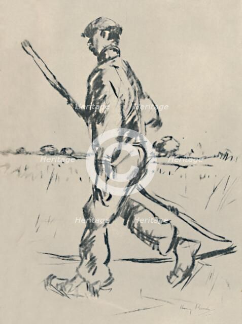 'The Mower', 1919. Artist: Harry Becker.