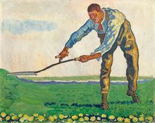The Mower, c.1910. Creator: Hodler, Ferdinand (1853-1918)