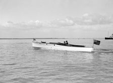 The motor launch Wendy under way, 1913. Creator: Kirk & Sons of Cowes
