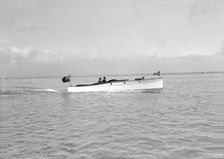 The motor launch Wendy under way, 1913. Creator: Kirk & Sons of Cowes