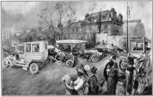 The Motor Show at Olympia, London, 1905