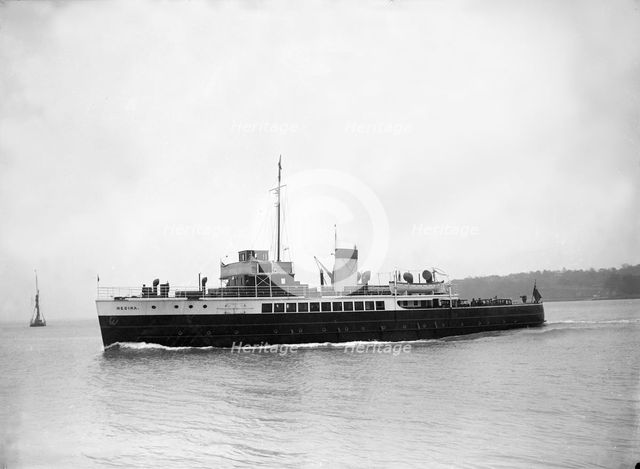 The motor vessel 'Medina' under way, 1932. Creator: Kirk & Sons of Cowes.