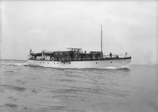The motor yacht Albany 1934. Creator: Kirk & Sons of Cowes