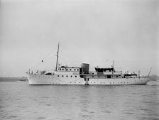 The motor yacht Anna Marie at Southampton, 1934. Creator: Kirk & Sons of Cowes