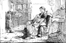 The Mother, by A. Hacker:...Institute of Painters in Oil Colours, 1883. Creator: Dawson