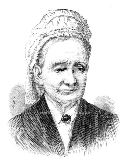 The mother of the late President Garfield, 1881. Creator: Unknown.