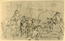 The Mother of the Maccabees before Antiochus c1759, (1928). Artist: Giovanni Domenico Tiepolo