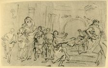 The Mother of the Maccabees before Antiochus c1759, (1928). Artist: Giovanni Domenico Tiepolo