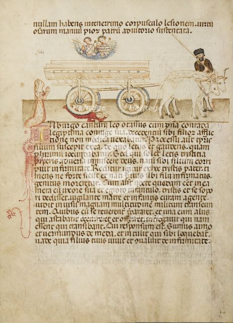 The Mother of Allegranzia Appealing to Saints Aimo and Vermondo to Save Her Child, about 1400. Creator: Anovelo da Imbonate.