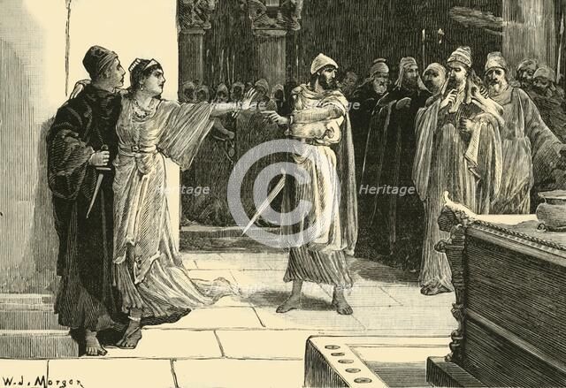 'The Mother of Cyrus Saving His Life', 1890.   Creator: Unknown.