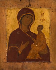 The Mother of God by Tikhvin, between 1500 and 1525. Creator: Moscow School