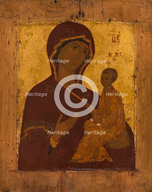 The Mother of God by Tikhvin, between 1500 and 1525. Creator: Moscow School.