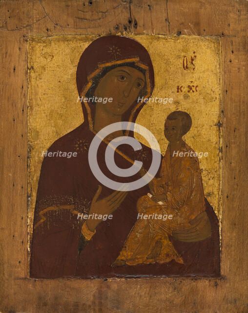 The Mother of God by Tikhvin, between 1500 and 1525. Creator: Moscow School.
