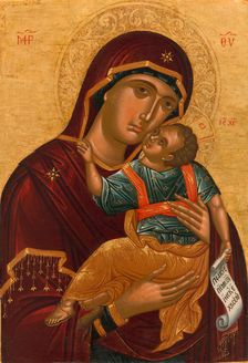 The Mother of God Glycophilousa, between 1500 and 1520. Creator: Cretan School