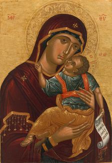 The Mother of God Glycophilousa, between 1500 and 1520. Creator: Cretan School