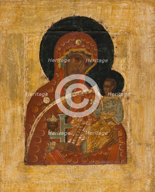 The Mother of God, inviolate mountain, between 1500 and 1525. Creator: Novgorod school.