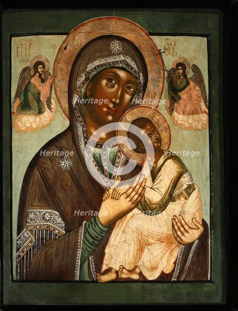 The Mother of God of the Passion (Strastnaya), 17th century. Artist: Russian icon  