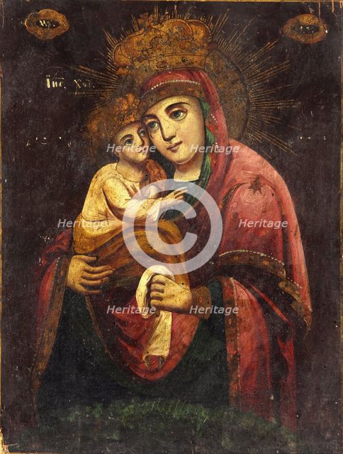 The Mother of God Our Lady of Pochayiv. Artist: Anonymous 