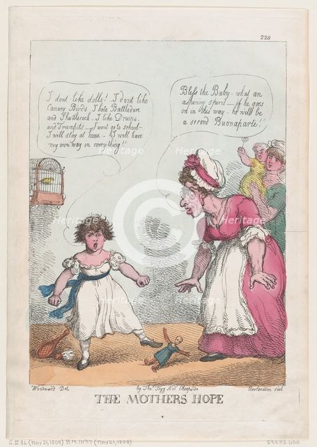 The Mother's Hope, May 21, 1808., May 21, 1808. Creator: Thomas Rowlandson.