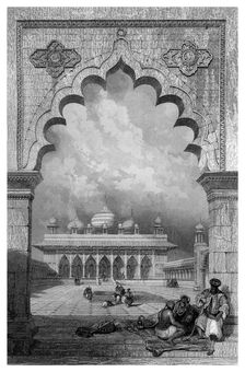 The Moti Musjid or Pearl Mosque, Agra, Hindustan Artist: James Gardner